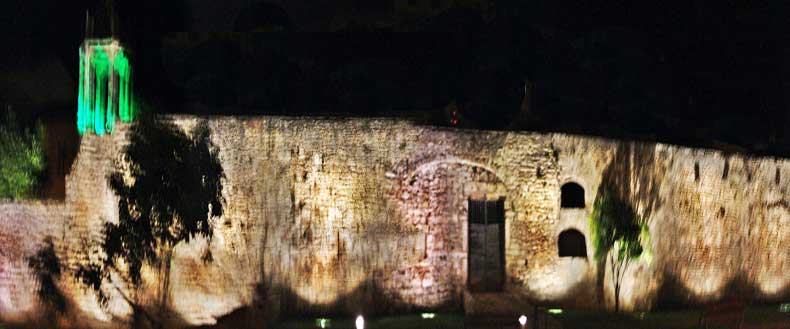 La muralla medieval de Banyoles
